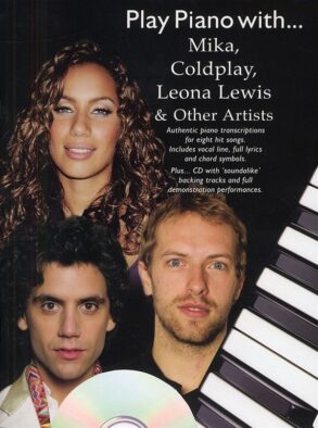 Play Piano with |Mika, Coldplay, Leona Lewis..& CD |Piano Vocal Guitar