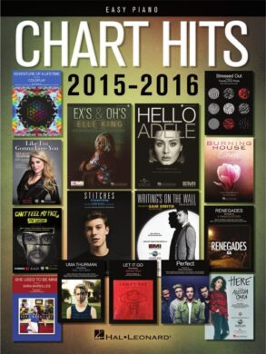 Chart Hits of 2015-2016 |  16 Great Hits Arranged for Easy Piano