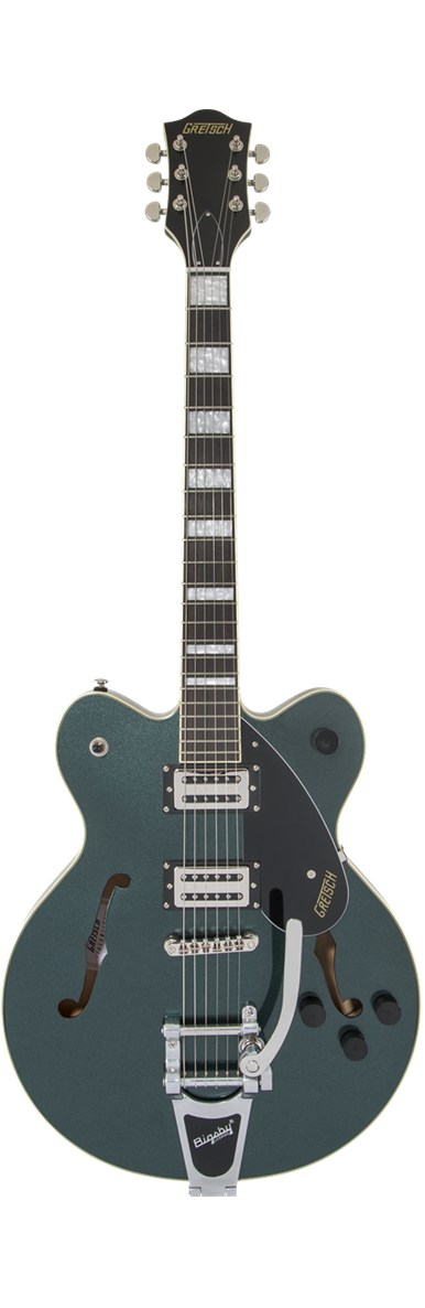 Gretsch 2622T Streamline Centre Block with Bigsby | Gunmetal | Waltons Music Gretsch 2622T Streamline Centre Block with Bigsby | Gunmetal