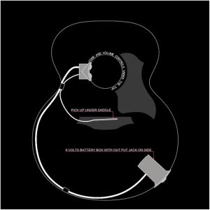 Bromo BAN7E Jumbo Acoustic-Electric Guitar | Solid Spruce top