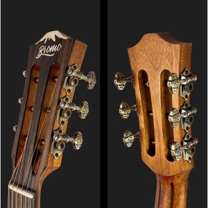 Bromo BAR6E | Rocky Series | Parlor Acoustic-Electric Guitar | all Solid | Carry Bag