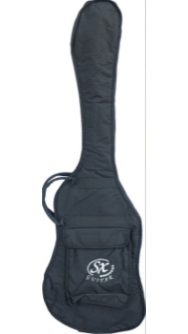 SX SB2 3/4 Size Bass Guitar Pack | Black | 10W Amp | Cover| Tuner