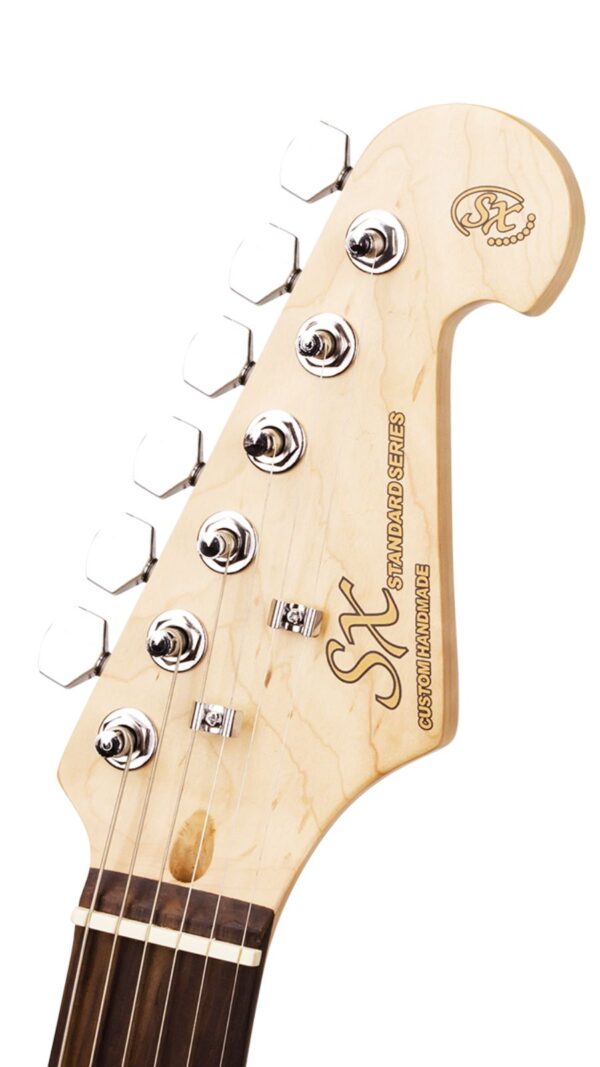 SX SE1 Strat Style Guitar Pack | Purple