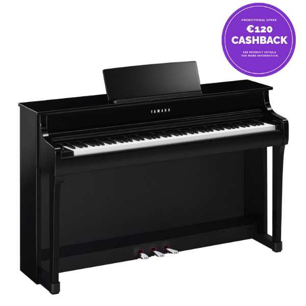 Yamaha Clavinova CLP835 | Home Piano | Polished Ebony | Cashback Offer | Waltons Music Yamaha Clavinova CLP835 | Home Piano | Polished Ebony | Cashback Offer