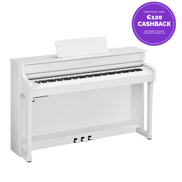 Yamaha Clavinova CLP835 | Home Piano | White | Cashback Offer | Waltons Music Yamaha Clavinova CLP835 | Home Piano | White | Cashback Offer
