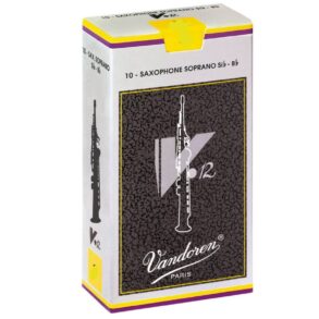 Vandoren Soprano Sax Reed | V12 | Box of 10 |2.5