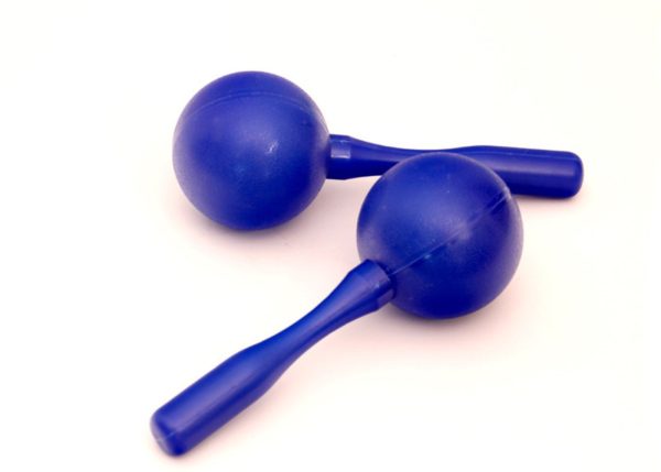 Hands-On Maracas Pair | 21cm * 8cm | Blue - Image 2