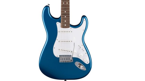Standard Stratocaster, Laurel FB, White Pickguard, Aqua Marine Metallic - Image 4