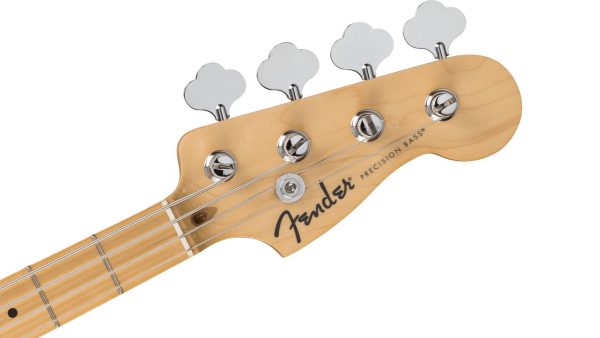 Standard Precision Bass®, Maple FB, Black Pickguard, Olympic White - Image 3
