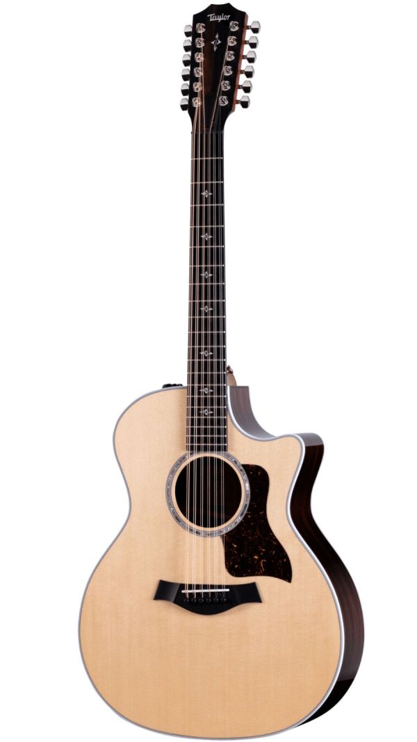 Taylor 454ce 12 string guitar | Sitka Spruce | Indian Rosewood |ES2 Electronics | Natural