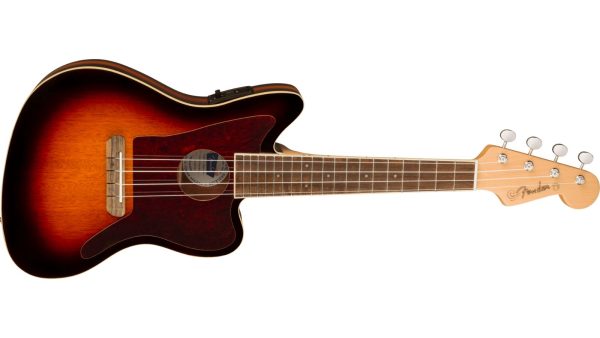 Fullerton Jazzmaster® Uke, Walnut Fingerboard | 3CSB - Image 6