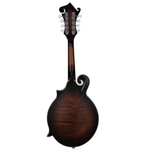 SX SMF640BRS F Style Mandolin | Solid Top | Brown Sunburst | With Bag - Image 2