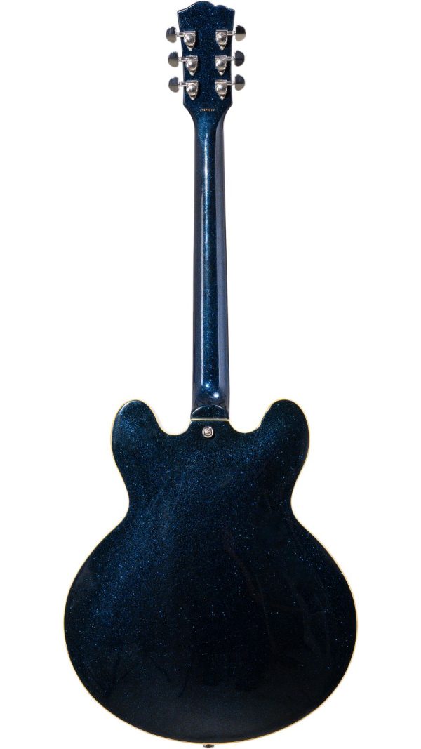 SX SEL6 | Semi-Hollow body Electric Guitar | Glitter Blue - Image 5