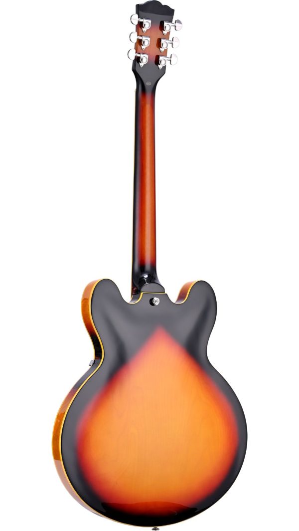SX SEL6 | Semi-Hollow body  Electric Guitar | Vintage Sunburst - Image 2