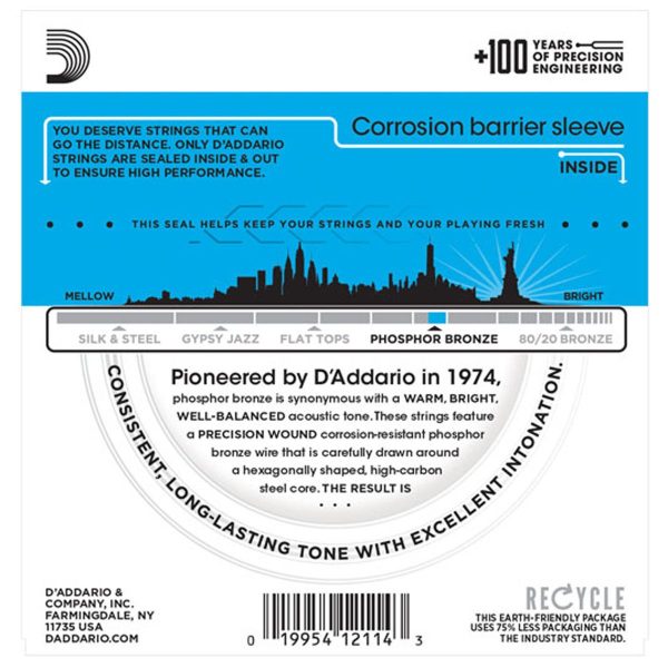 D'Addario Acoustic Bronze 80/20  12-53 | Great Value 3 SET Pack - Image 3