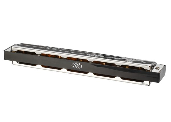 SX SHM024 Tremolo Harmonica | 24 double-hole | 48 Reeds - Image 6
