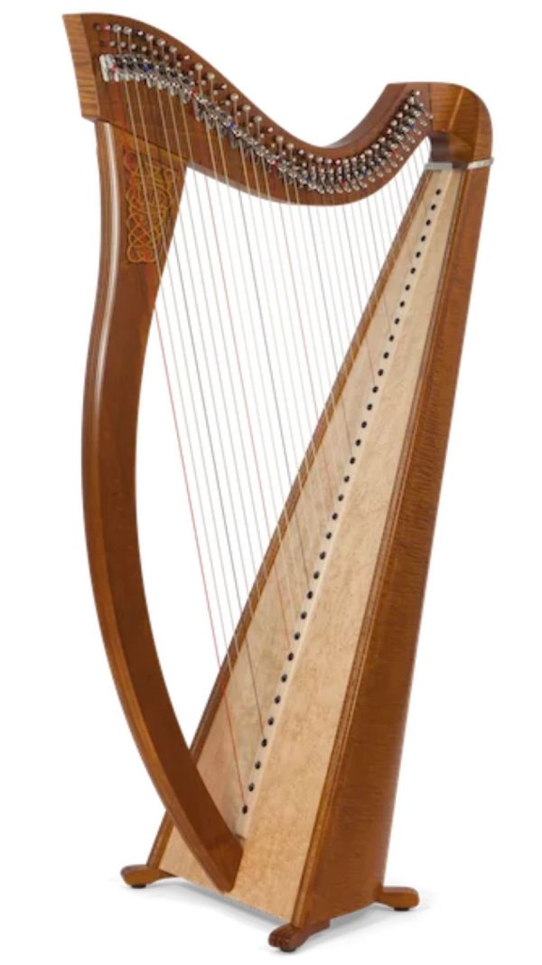 Camac Aziliz Harp | 34 String | Walnut Finish