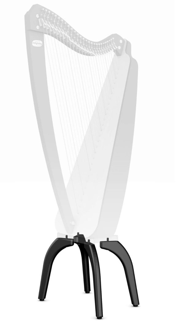 Set of high legs 30cm for Odyssey harp | Black finish