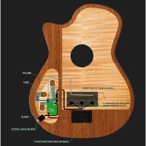 Bromo BEN2CE Nylon String fusion Craft Cutaway | 3 Tone Sunburst