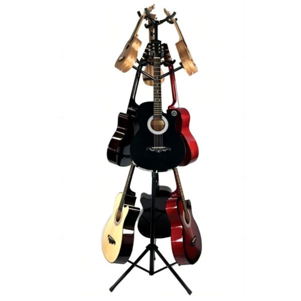 Apextone | 34099 Tripod 3 tier 9 Guitar and other stringed instrument stand - Image 3