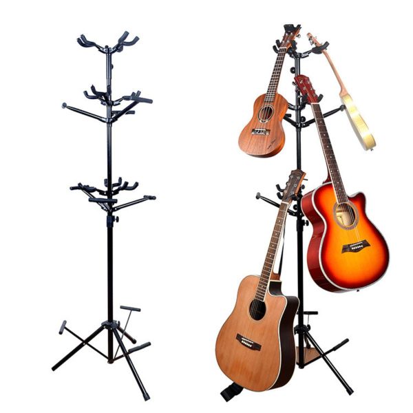 Apextone | 34099 Tripod 3 tier 9 Guitar and other stringed instrument stand - Image 2