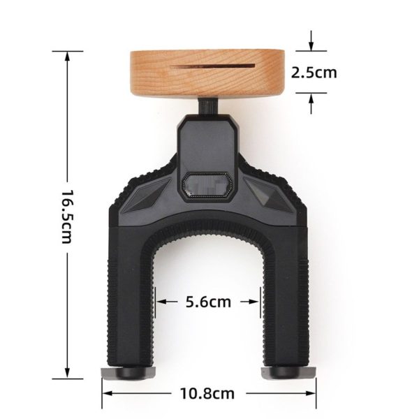 Apextone | AP-GHW01 Guitar wall hanger | humidity meter | Self weight lock system - Image 5