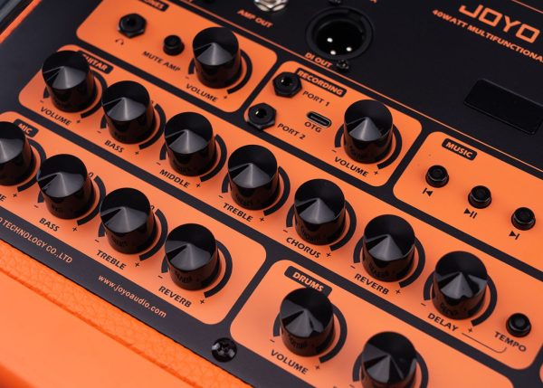 JOYO | BSK-40 | 40 Watt Battery and Mains Acoustic Amplifier | Digital effects - Image 7