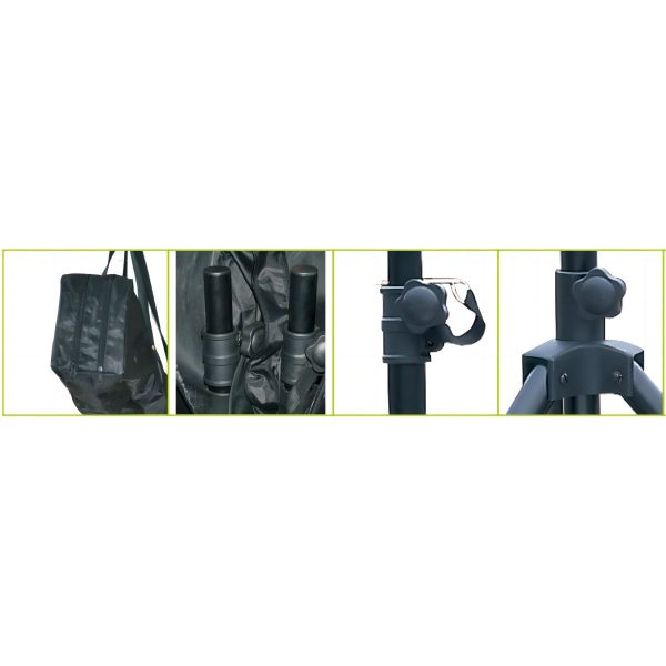 Apextone | AP-PK01C Speaker stand pair | with Carry bag - Image 2