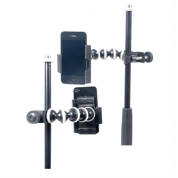 Apextone | LS-IP150 iPad- Phone/small Tablet Adjustable bracket  for Mic Stands