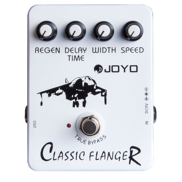 JOYO JF-07 | Classic Flanger Pedal | 4 adjustable knobs control Speed - Image 2