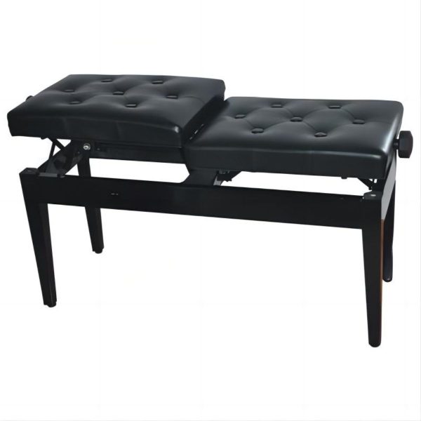 Apextone | 5105 Two Height Double 'Duet' Keyboard stool | with individual Height Adjustment
