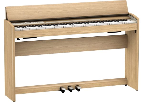 Roland F-701 Digital Piano | Light Oak