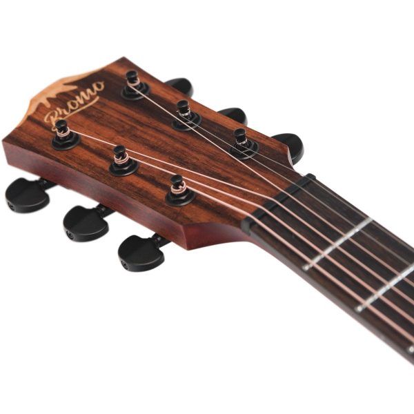 Bromo BAT9MEBK |Tahoma Dreadnought Cutaway | Solid Mahogany top | 4 Band EQ