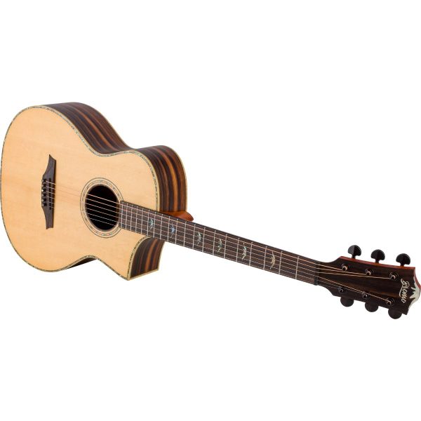 Bromo BAR5CE Concert Rocky Series | Solid Spruce | Ebony |Fishman Sonitone