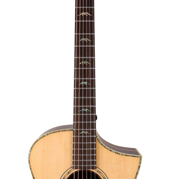 Bromo BAR5CE Concert Rocky Series | Solid Spruce | Ebony |Fishman Sonitone