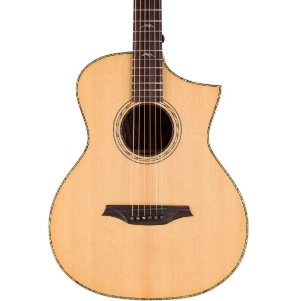 Bromo BAR5CE Concert Rocky Series | Solid Spruce | Ebony |Fishman Sonitone