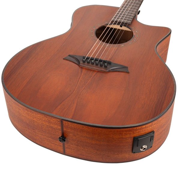 Bromo BATMCE | Tahoma Grand Auditorium Cutaway |4 Band EQ |All Mahogany