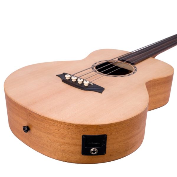 Bromo BAT8EFL |Tahoma Mini Jumbo Fretless Bass | Solid Spruce top