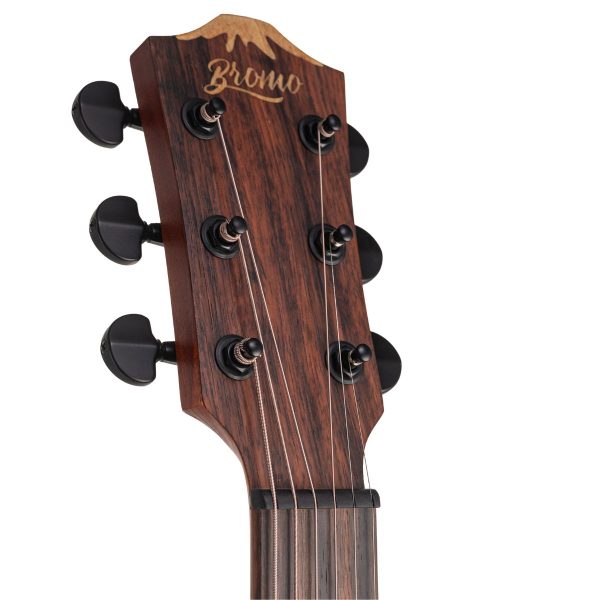 Bromo BATMCE | Tahoma Grand Auditorium Cutaway |4 Band EQ |All Mahogany