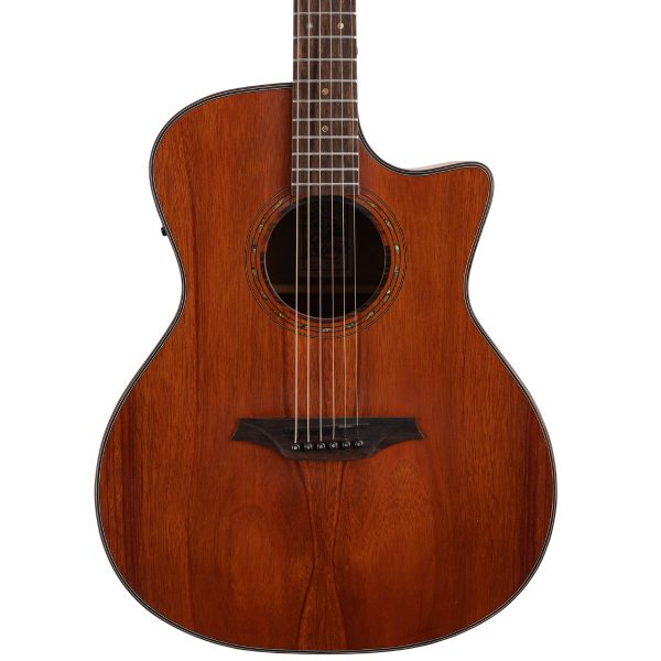 Bromo BATMCE | Tahoma Grand Auditorium Cutaway |4 Band EQ |All Mahogany