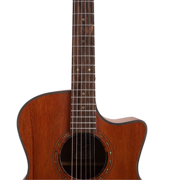 Bromo BATMCE | Tahoma Grand Auditorium Cutaway |4 Band EQ |All Mahogany