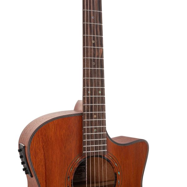 Bromo BATMCE | Tahoma Grand Auditorium Cutaway |4 Band EQ |All Mahogany