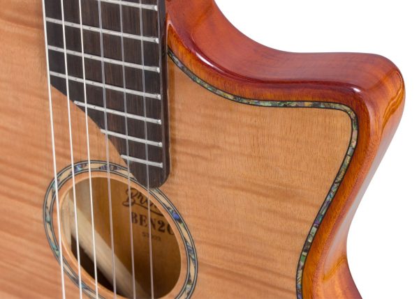 Bromo BEN2CE Nylon String fusion Craft Cutaway  | Natural