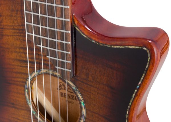 Bromo BEN2CE Nylon String fusion Craft Cutaway  | 3 Tone Sunburst
