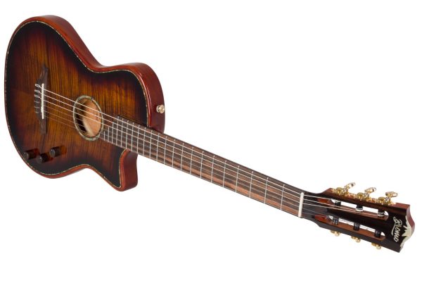 Bromo BEN2CE Nylon String fusion Craft Cutaway  | 3 Tone Sunburst