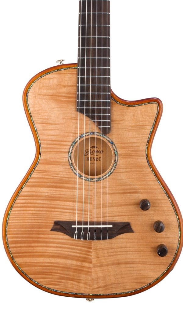 Bromo BEN2CE Nylon String fusion Craft Cutaway  | Natural