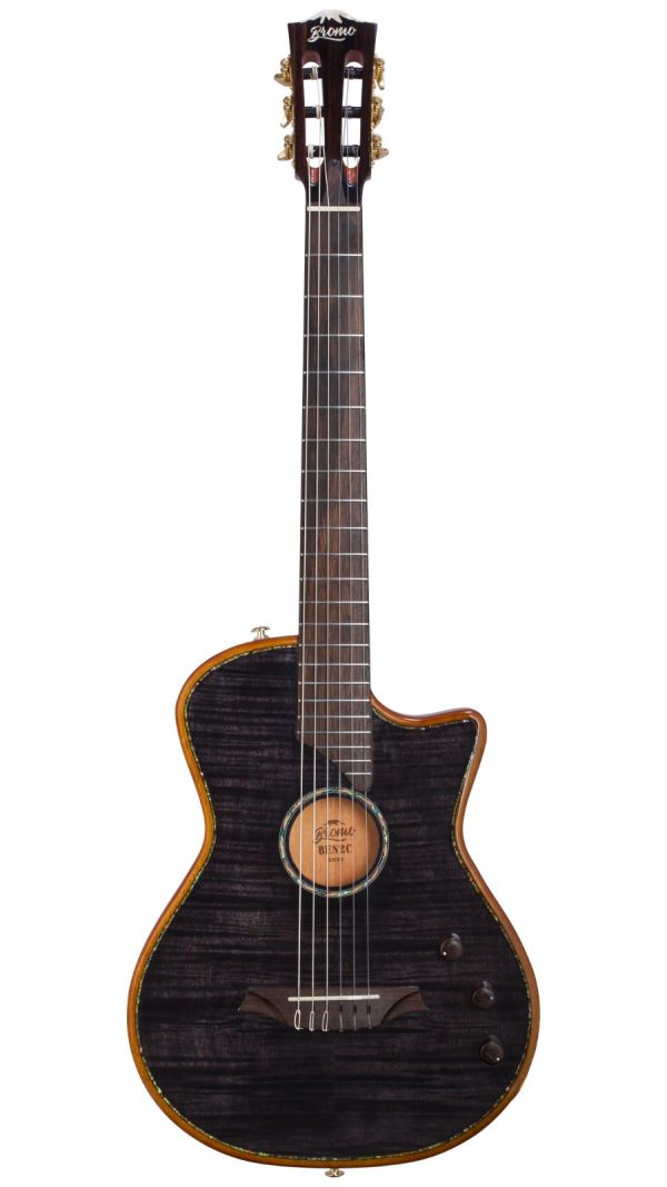 Bromo BEN2CE Nylon String fusion Craft Cutaway  | Translucent Black