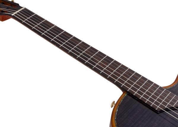 Bromo BEN2CE Nylon String fusion Craft Cutaway  | Translucent Black