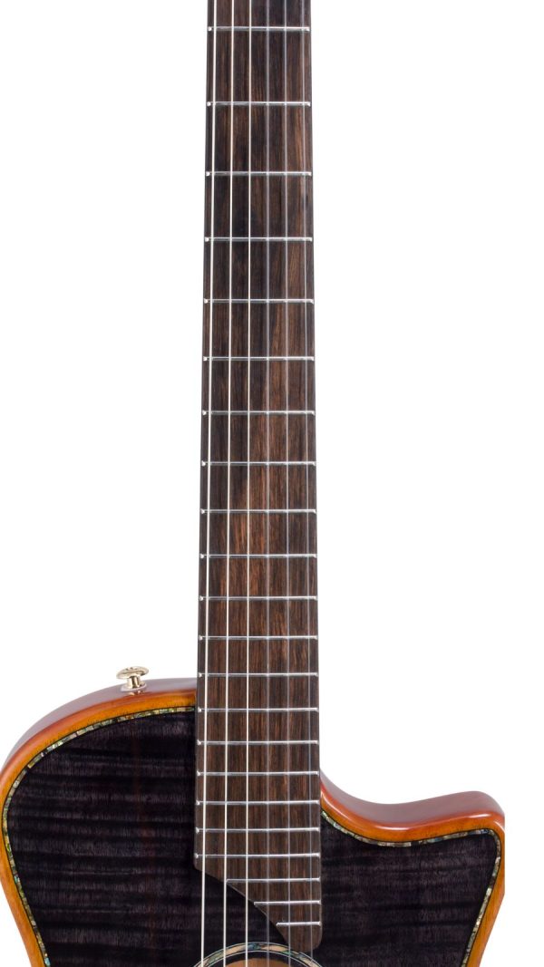 Bromo BEN2CE Nylon String fusion Craft Cutaway  | Translucent Black