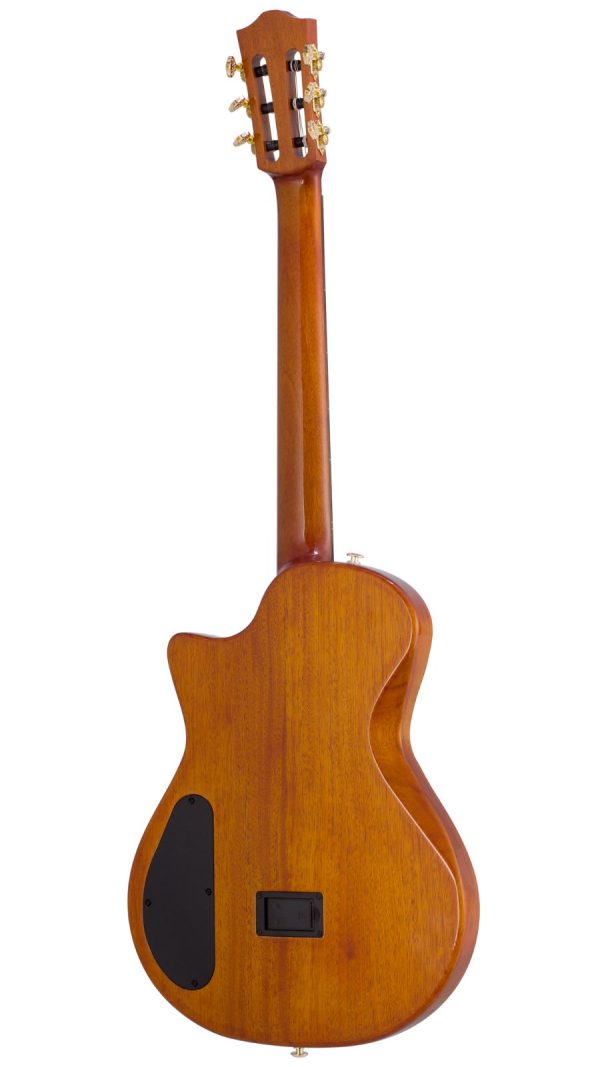 Bromo BEN2CE Nylon String fusion Craft Cutaway  | Translucent Black